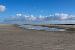 Eindeloze strand van Schiermonnikoog. Foto Pixabay