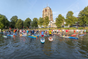 Start Sup-Elfstedentocht in Leeuwarden. Foto Mayola Dijksman